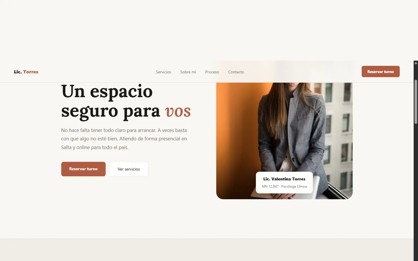 Lic. Torres - Contacto